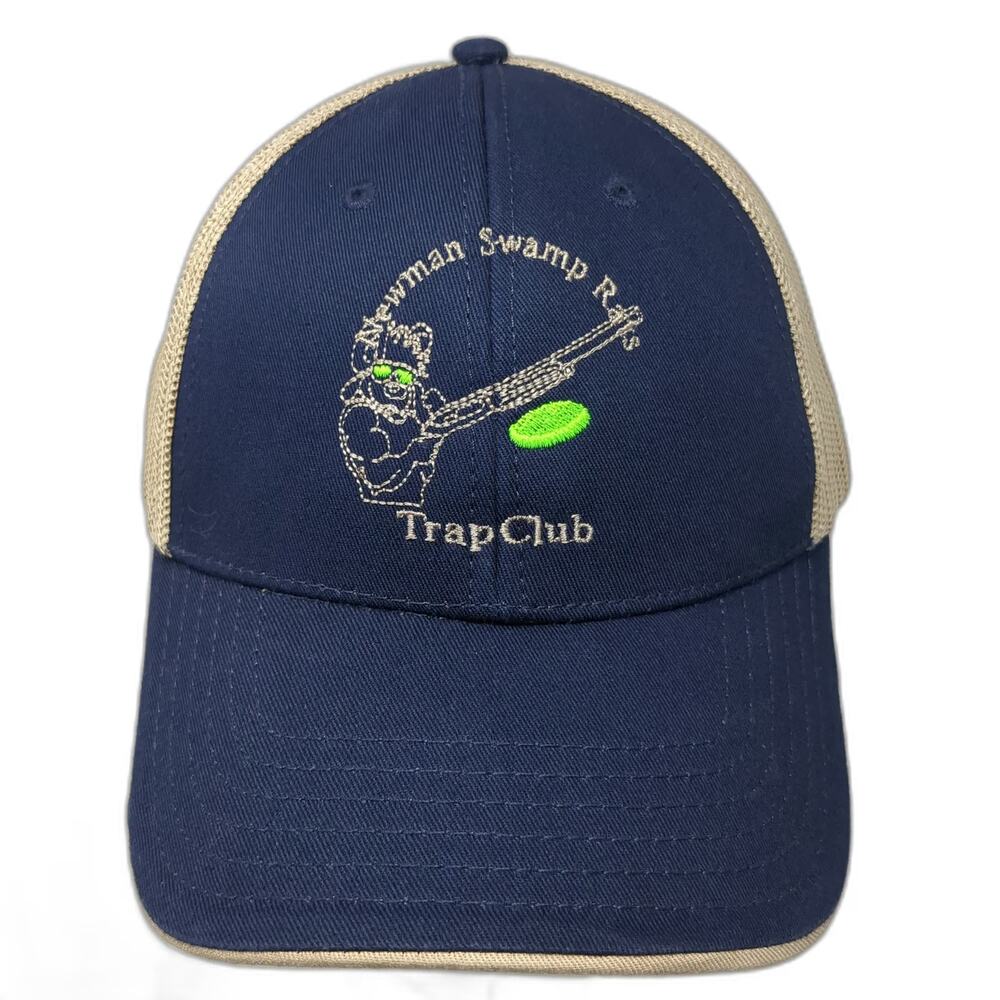 Otto Baseball Cap Blue Beige One Size Newman Swamp Rats Trap Club Mesh Back Hat